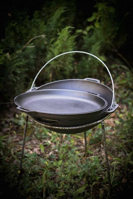 Казан чугунный , казанок / Казан чавунний з кришкою сковородою Акція!