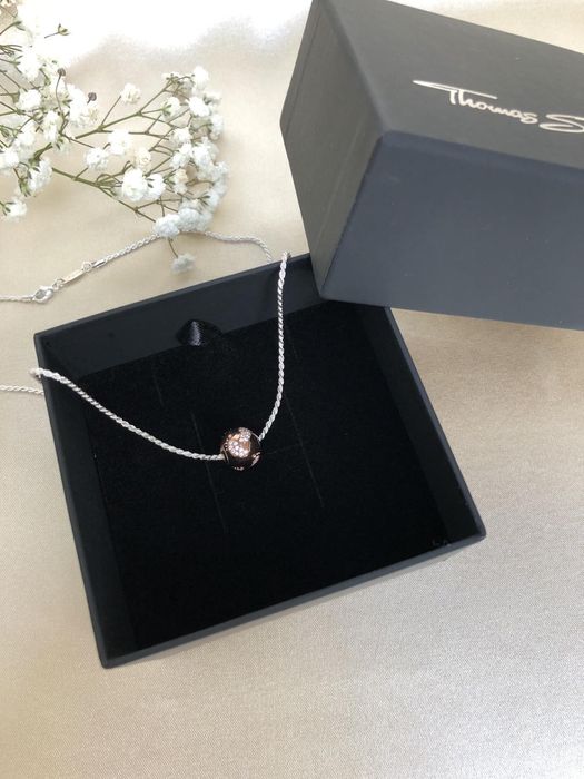 Thomas Sabo срібна цепочка з кулоном шарм