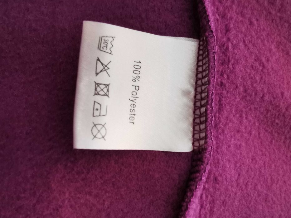 Fioletowy polar  wymiary w opisie