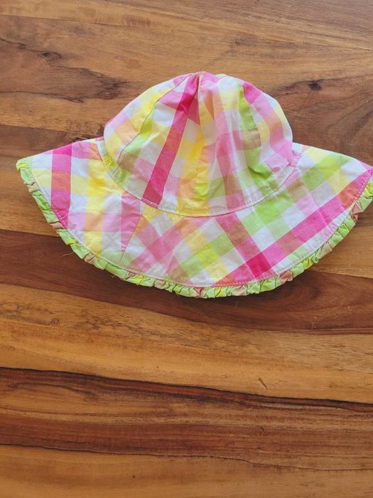 Kapelusz kapelusik r 12-24 m kratka kolorowy