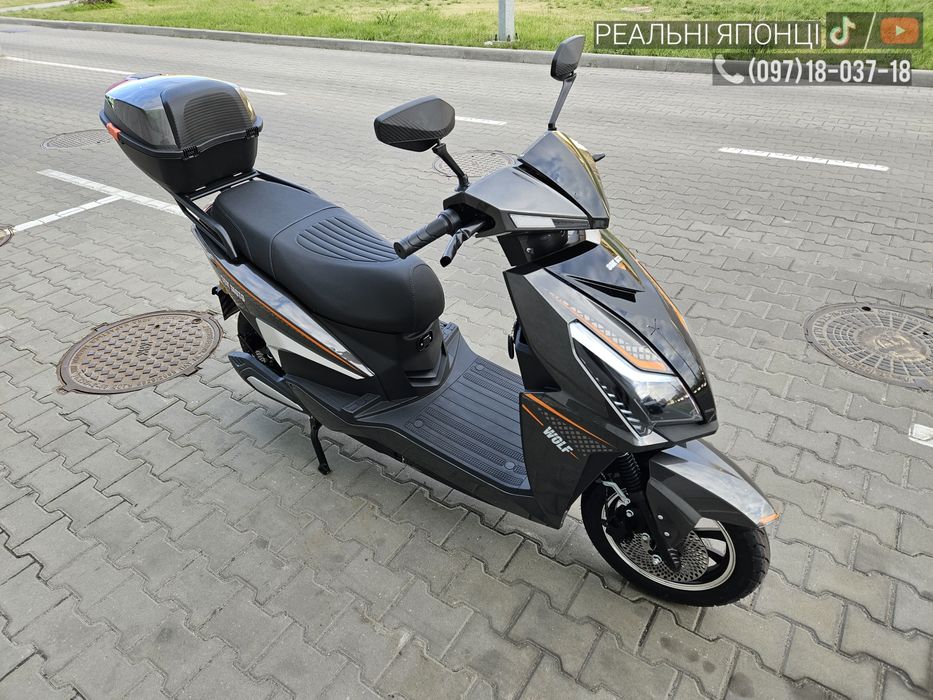 Новий електроскутер SokMoto Wolf 2999W 72V купить мопед