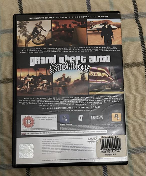 Vendo GTA Sanandreas PS2