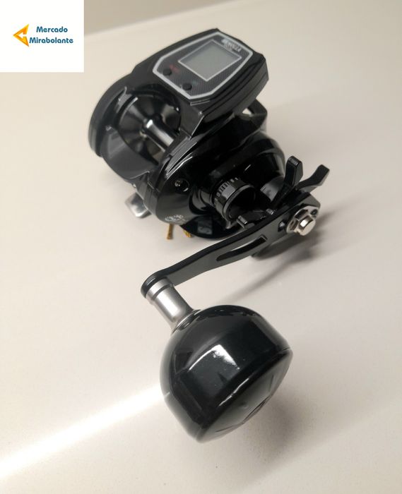 Carrete de pesca eletrônico recarregável