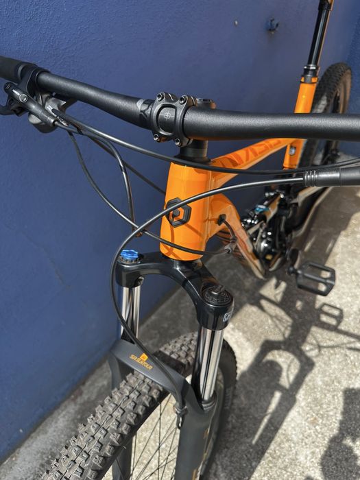 Rower górski MTB Full 29” rozmiar XL pomaranczowo-czarny Polygon Siskiu d6 idealny stan