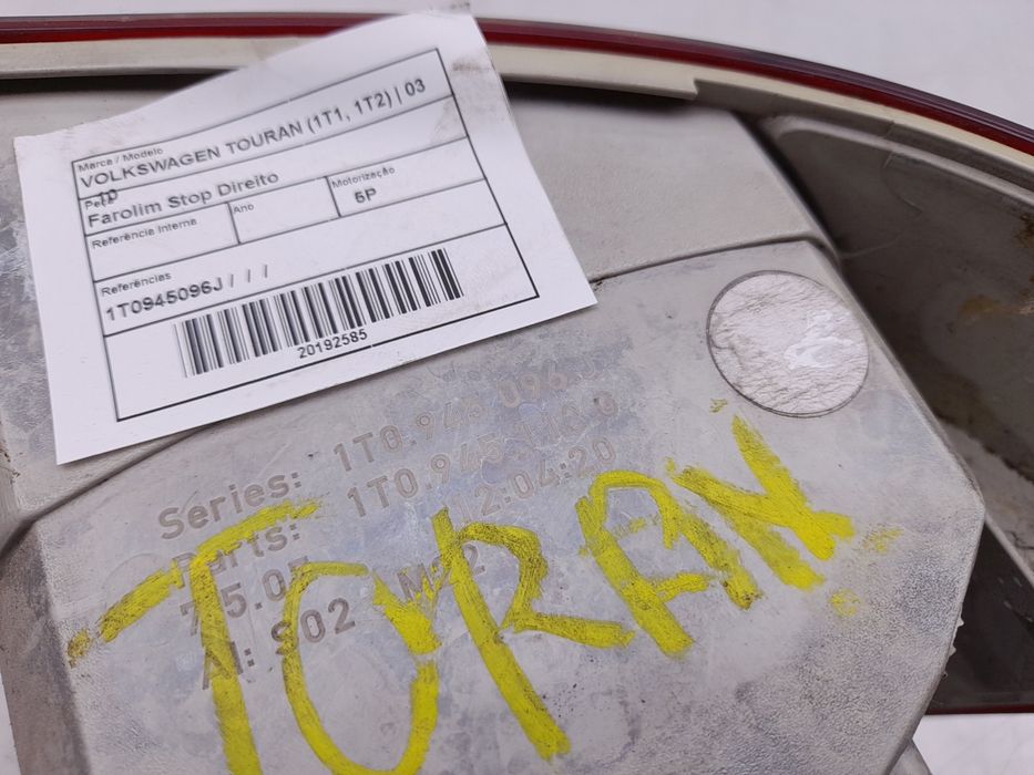 Farolim direito VOLKSWAGEN Touran (1T)