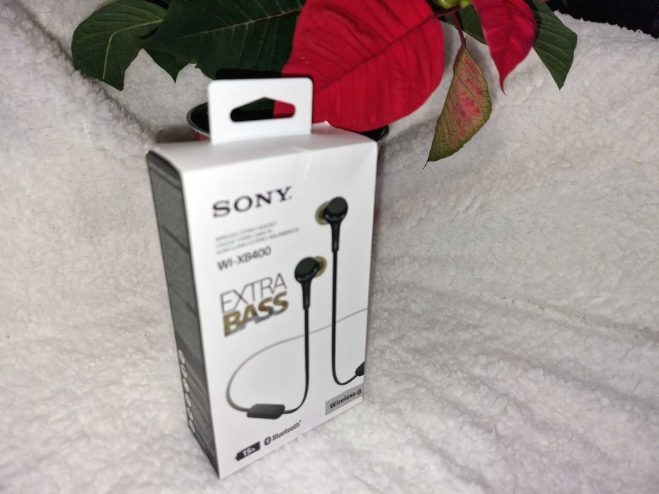 Nowe Słuchawki Bluetooth SONY WI-XB400 – Czarne