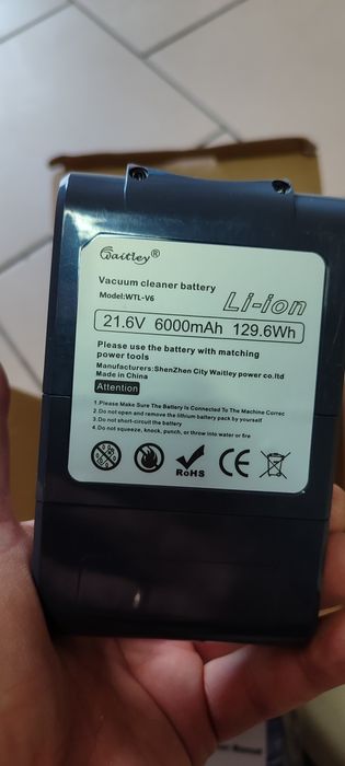 Змінний акумулятор Dyson серій V6, V7, V8 та V10