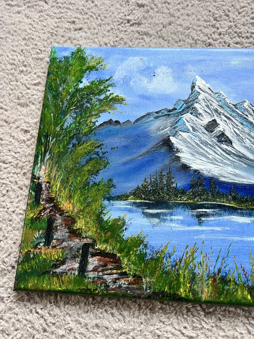 Obraz na płótnie recznie malowany