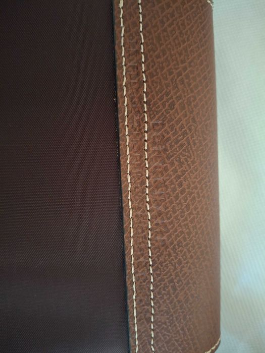 Longchamp le pliage large ciemny brąz