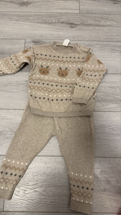 Вязаний костюм H&M 86 розмір