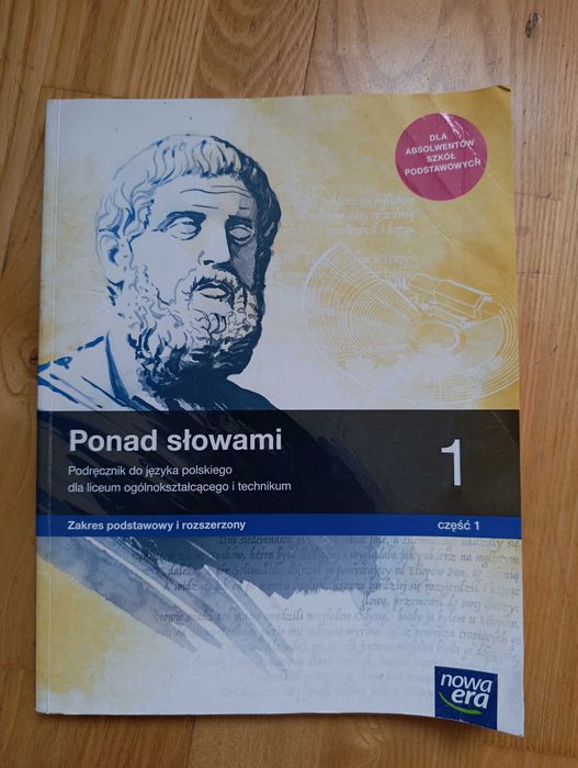 Ponad słowami 1 cz 1 podręcznik do j. polskiego