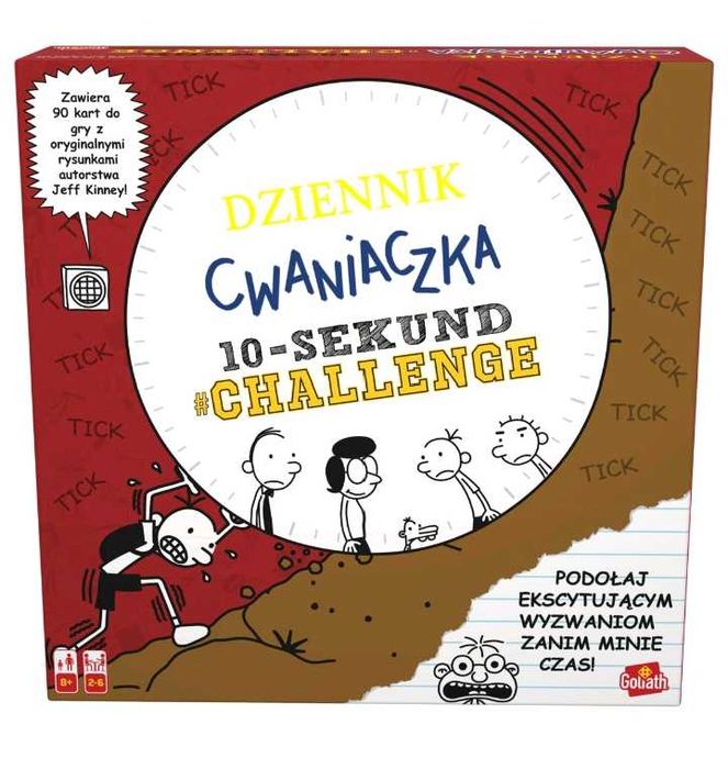 Gra planszowa GOLIATH Dziennik Cwaniaczka 10 sekund Challenge 919495 DARMOWA DOSTAWA INPOST
