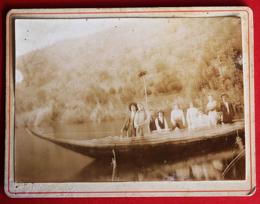 Passeio de barco, albumina, fotógrafo não identificado