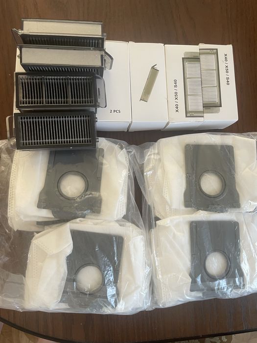 Нові аксесуари ( 12 мішки + 12 фільтри ) для Dreame X50 Ultra / Mova V50 Ultra / Х40 Х50 S40