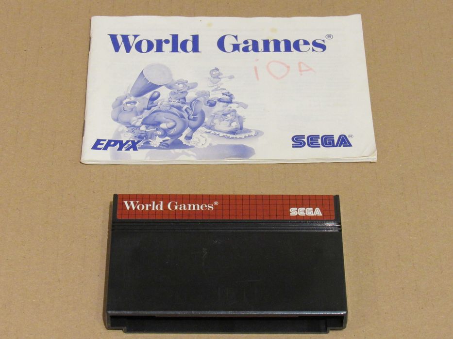 Jogo Sega Master System World Games completo