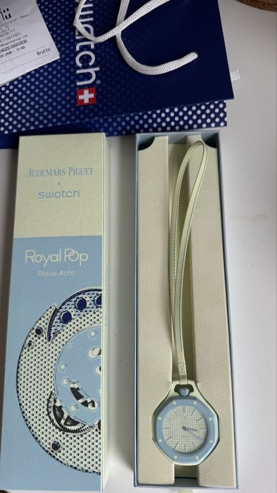 AP x Swatch Royal Pop | Blaue Acht