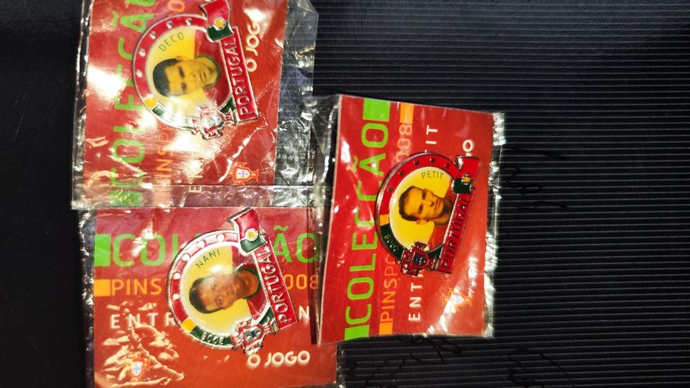 7 pins seleção portuguesa de 2008