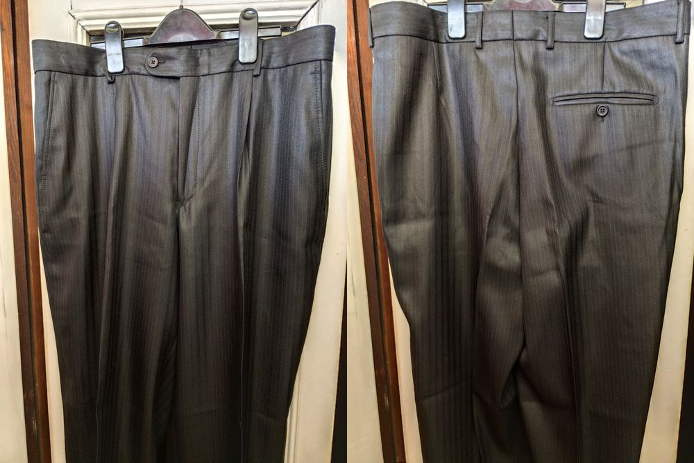 Мужской шерстяной костюм пиджак и брюки Voronin рост 168-177 р.52-54