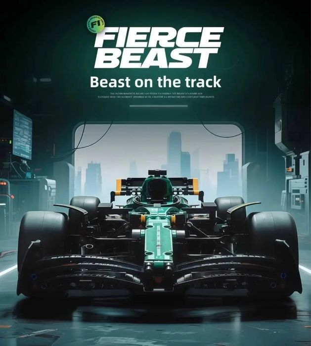 Конструктор TECHNIC F1 Aston Martin AMR25 1912  запчастин