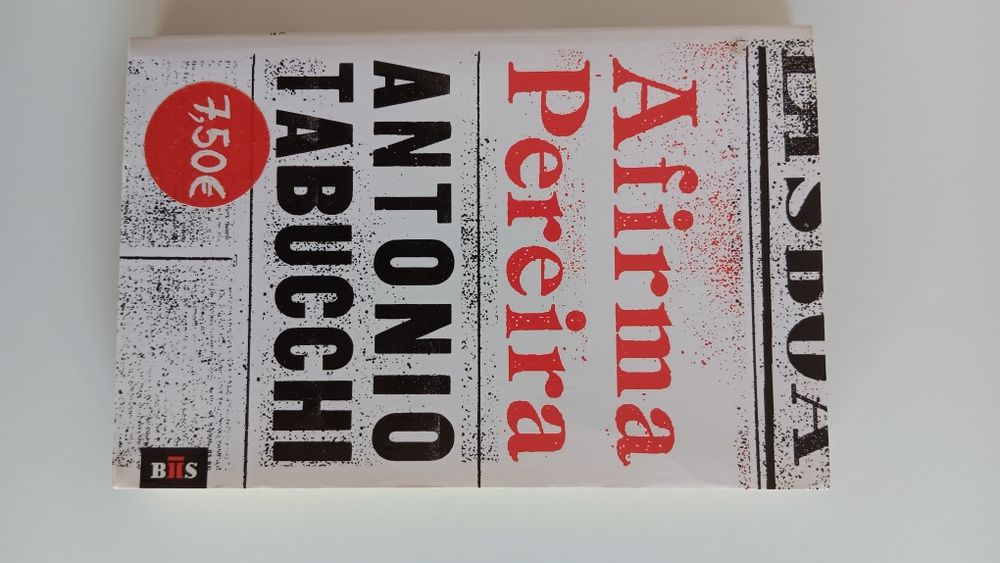 António Tabucchi, Afirma Pereira