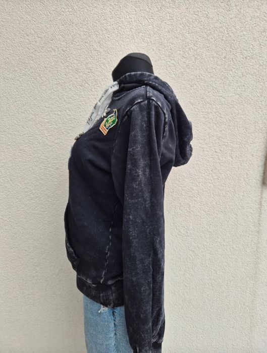 Bluza z kapturem Desigual nowa kamienie naszywki M kaptur