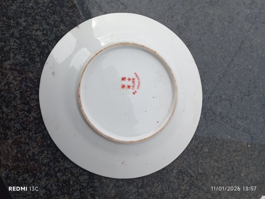 Prato Macau 16 cm diâmetro