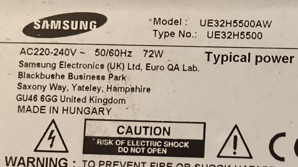 Zasilacz BN44-0069...Samsung UE32H5500AW