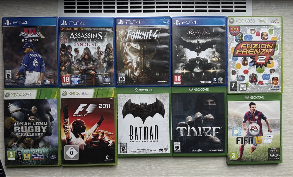 Игры XBOX 360 One/Series X, Playstation 4, Nintendo DS/3DS. Новые и БУ