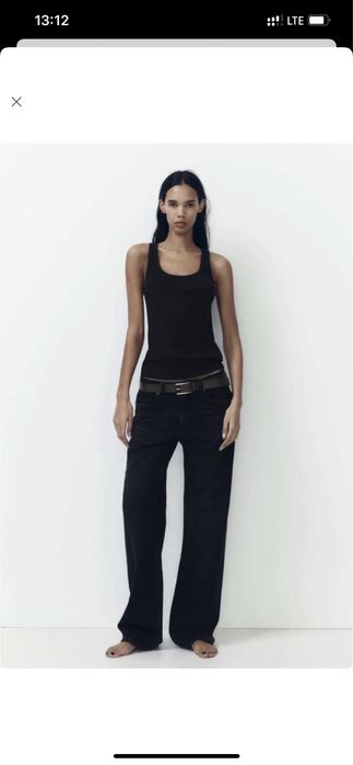 Джинси zara графіт 36
