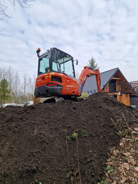 Minikoparka kubota kx027-4