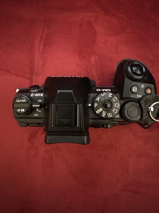 Olympus E-M1 Mk II com duas baterias