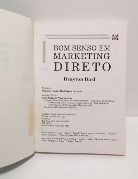 Bom Senso em Marketing Direto, de Drayton Bird