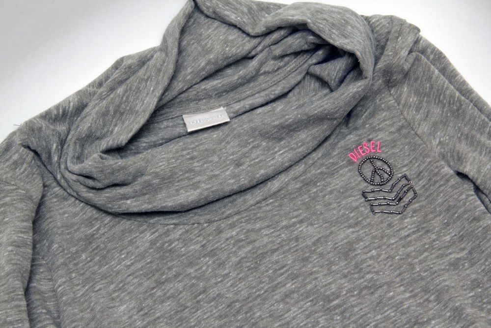 Diesel Co рр M меланжевое платье y2k