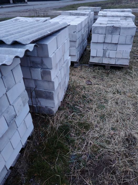 Bloczki silikatowe Cegła biała podwójna