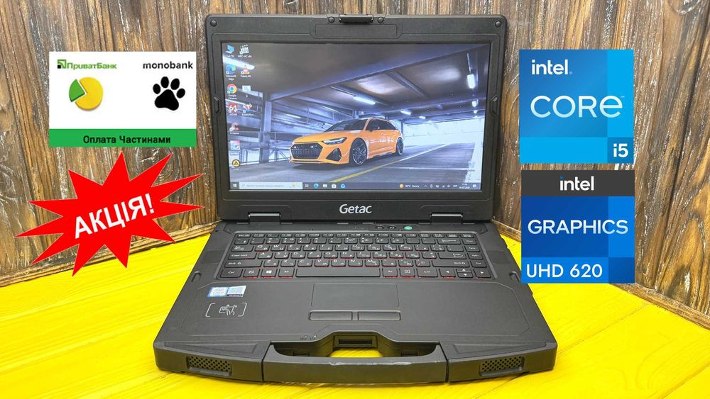 Супер Ціна! Надійний Ноутбук в Захищеному Корпусі Getac S410 G2 /14"  HD Touch/є ОПТ