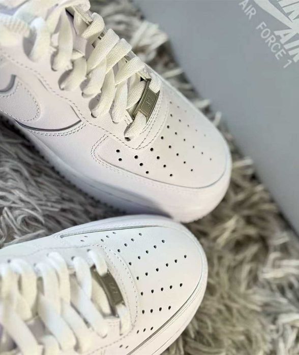 Buty meskie Mokasyny Nike_Air_Force_1_Low '07_Biały R.36