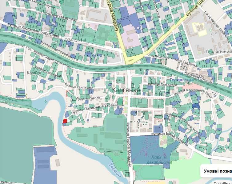 Продаж гарної ділянки з будинком м. Кам’янка