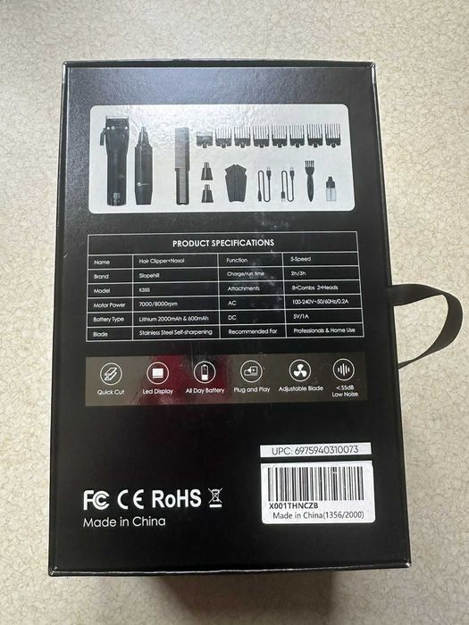 Maszynka zestaw do strzyżenia Slopehill K35S + trymer