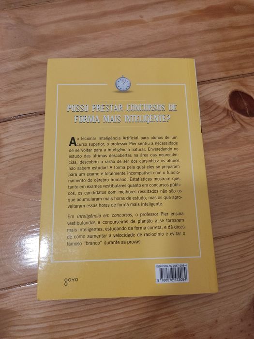 Livro "Inteligência em Concursos", do prof. Pierluigi Piazzi