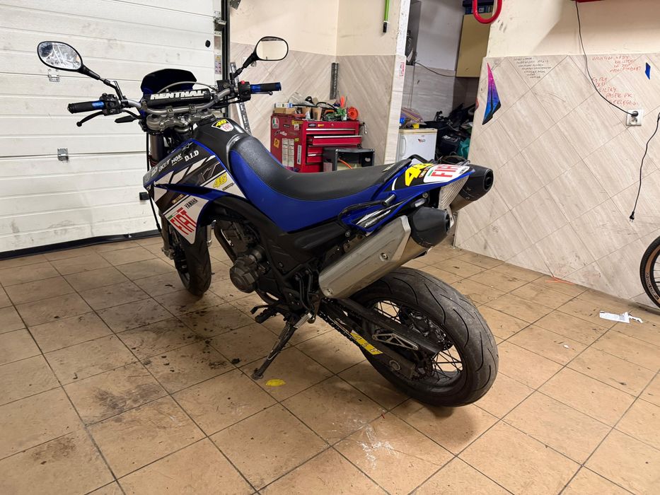 Yamaha XTX 660 Supermoto. Upside down! Zamiana