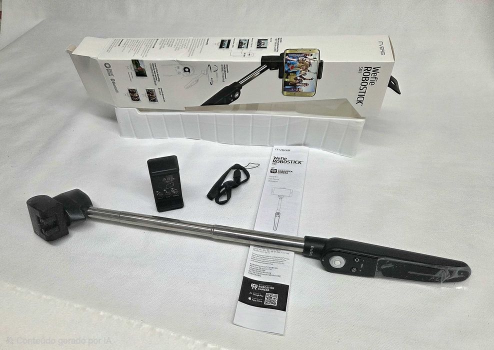 Selfie Stick Bluetooth com Tripé - Wefie Robotstick S01