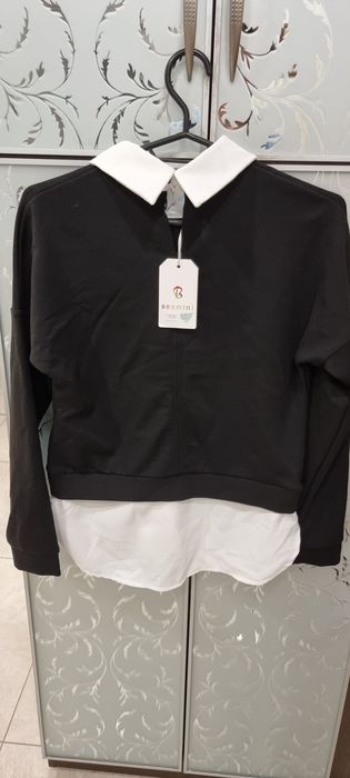 Кофта для дівчинки з емітацією рубашки для дівчинки