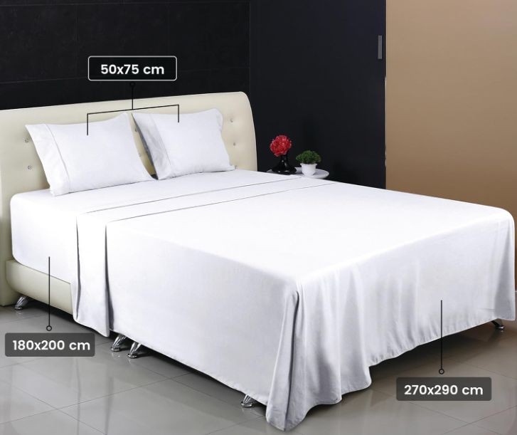 Komplet pościeli Utopia Bedding 180 x 200 cm, mikrofibra poliestrowa