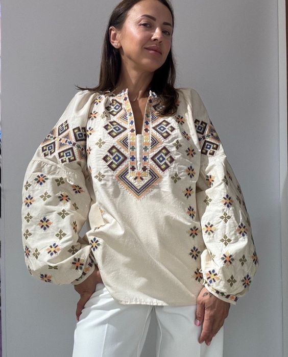 Р 50 52 54 56 Вишита сорочка вишиванка жіноча блуза Національний одяг