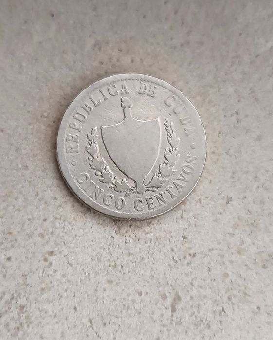 Moeda antiga de 1920 Cuba