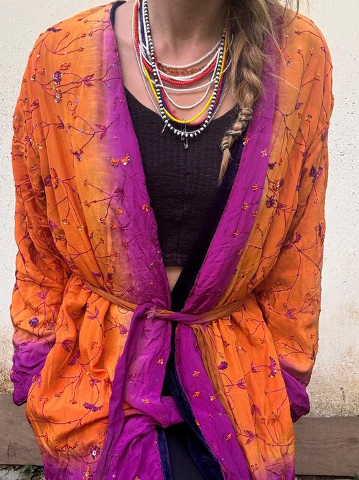 Kimono narzutka płaszcz