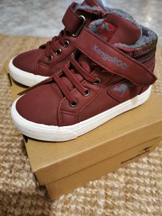 Ciepłe zimowe sneakersy Kangaroos 25 nowe