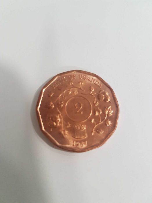 Moeda 2 Shilling of Uganda 1987