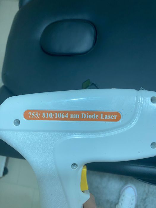 Máquina de depilação a laser como nova, ainda com garantia