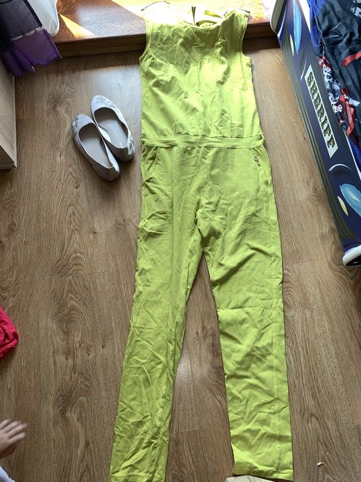 Kombinezon żółty dlugi